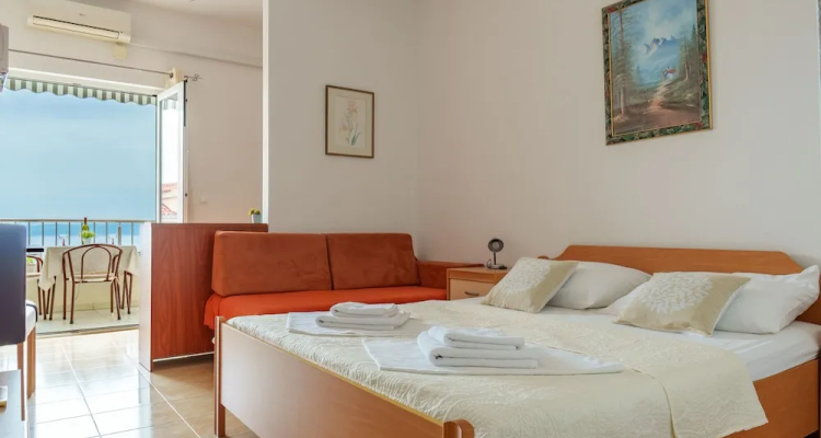 Sea View Apartment Studio For 2 3 People Close To Commodities
