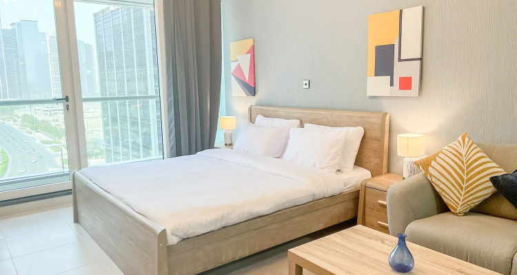 Cosmos Living Spacious Studio With Balcony Apartments