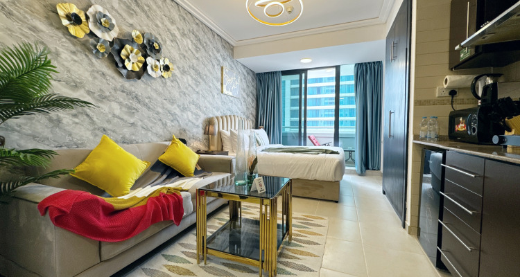 Cosmos Living Charming Studio With Balcony Apartments