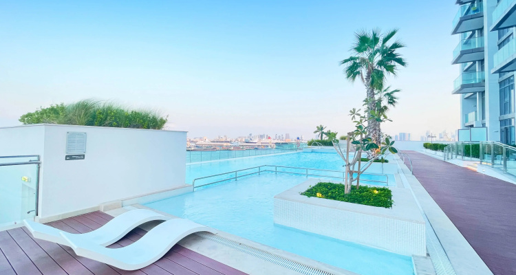 Full Sea View Maritime City Apt Near Dubai Frame-2403 Apartments