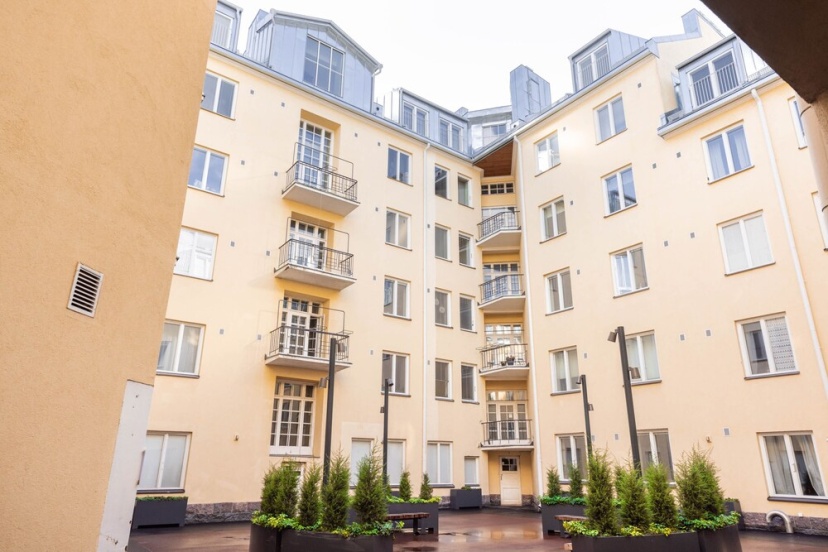 Spacious apt on Tranquil Courtyard 2 — отель в Хельсинки, Финляндия
