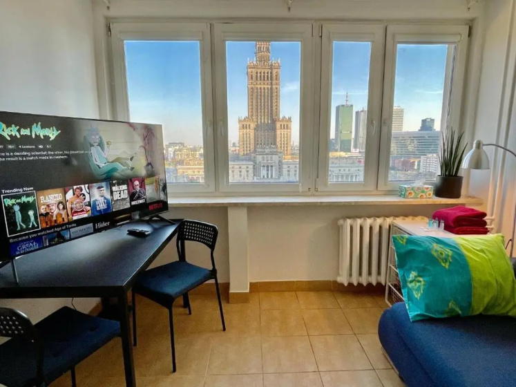 Цены на Super Apartament PALACE 2x Metro Fast WiFi 500 Mbs Netflix AppleTV SmartTV Panorama Miasta в Варшаве