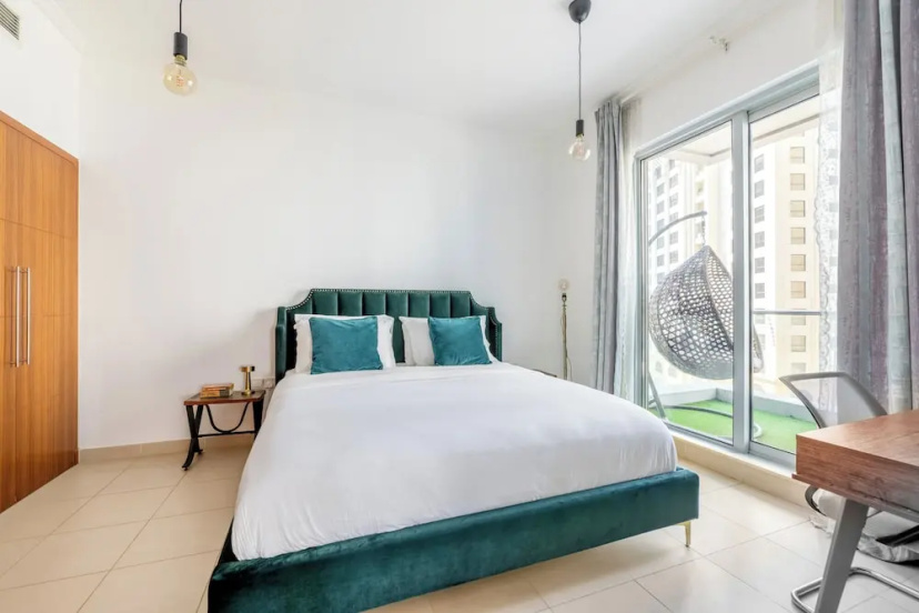 Апартаменты Excellent Panoramic 1BR at Attessa — отель с удобствами в Дубае