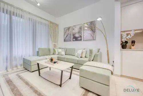 Exquisite 2BR at Zahra Breeze Dubailand by Deluxe Holiday Homes — отель с удобствами в Дубае