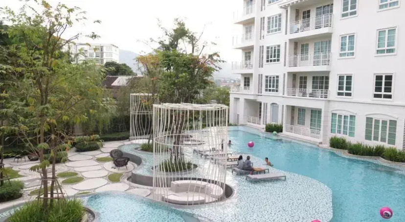 Summer Huahin Condo 2 Bed Pool View by Dome — отель с удобствами в Хуа