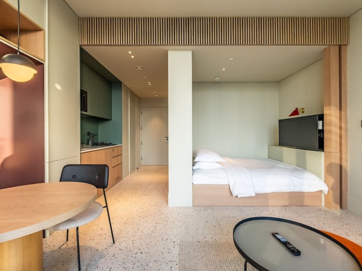 Unit 2805 Upside Living — отель с удобствами в Дубае