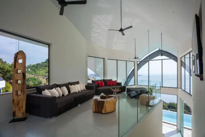 Sky Dream Villa Award Winning Sea View Villa — комфортный отель в Кохе