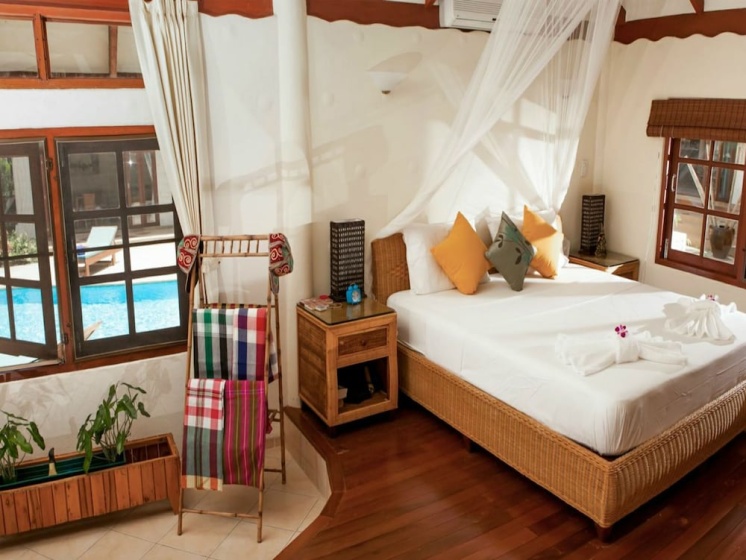 2 Bedroom Beach Front Villa Sea Breeze SDV229D-By Samui Dream Villas — комфортный отель в Кохе
