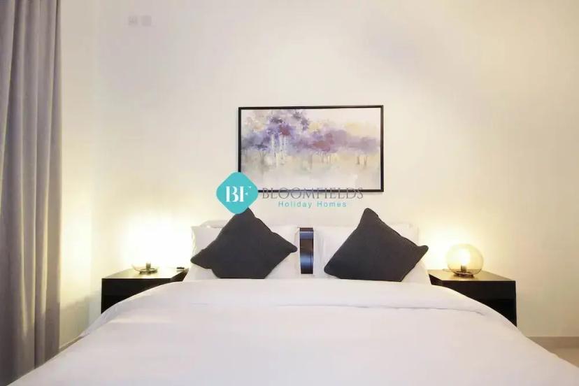 Bloomfields 2BR in Bridges Al Reem — отель с удобствами в Абу