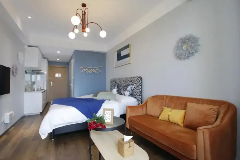 BO KE Jiu Ju Intelligence Apartment — отель с удобствами в Даляне