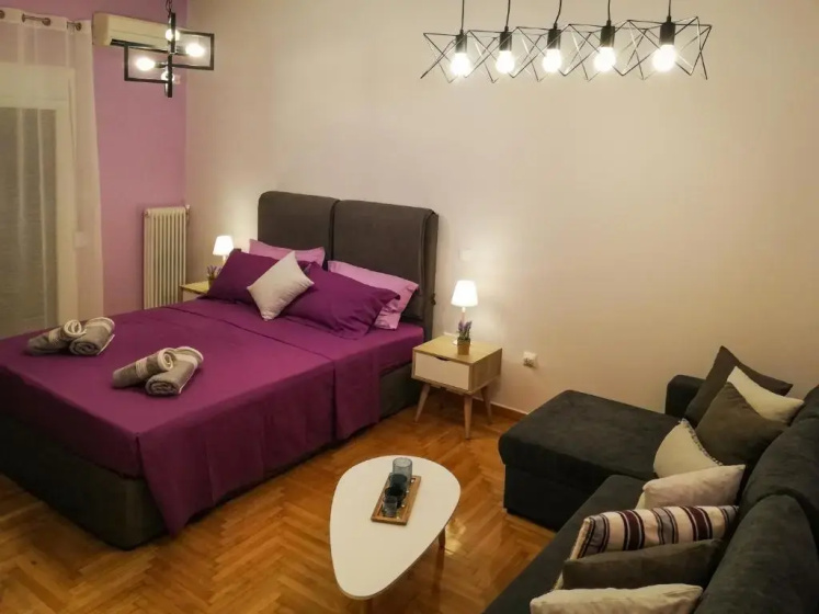 Elegant & Modern Apartment In The Heart Of Athens — комфортный отель в Афины