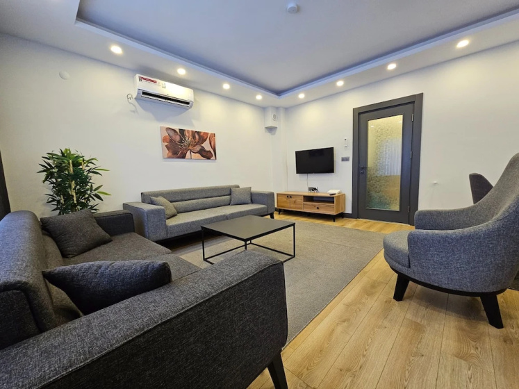 New Flat Large Living Space 2-6 Near By Lara Beach — забронировать отель в Анталье