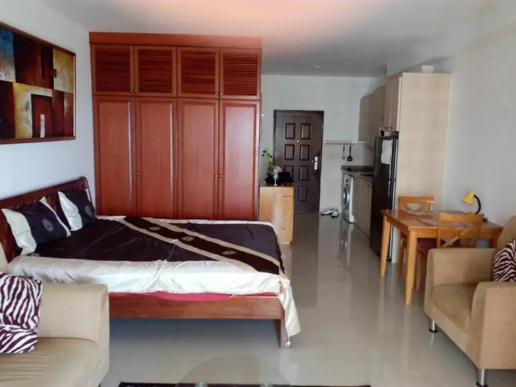 Large Studio,Fantastic Sea View, 55 m2 Jomtien beach.100m Beach. Swimming Pool. — отзывы гостей и цены