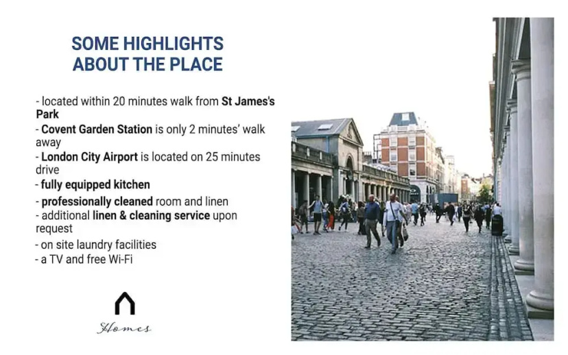Beautiful apartment in the heart of Covent Garden — комфортный отель в Лондоне