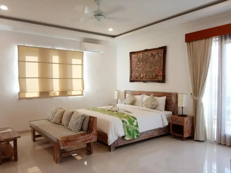 ★ VIP ★ Green Studio Apartment in Seminyak, No.23 — отель с удобствами в Кута