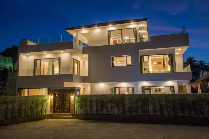 Beachside Villa Pina Colada with beachclub — отель с удобствами в Кохе