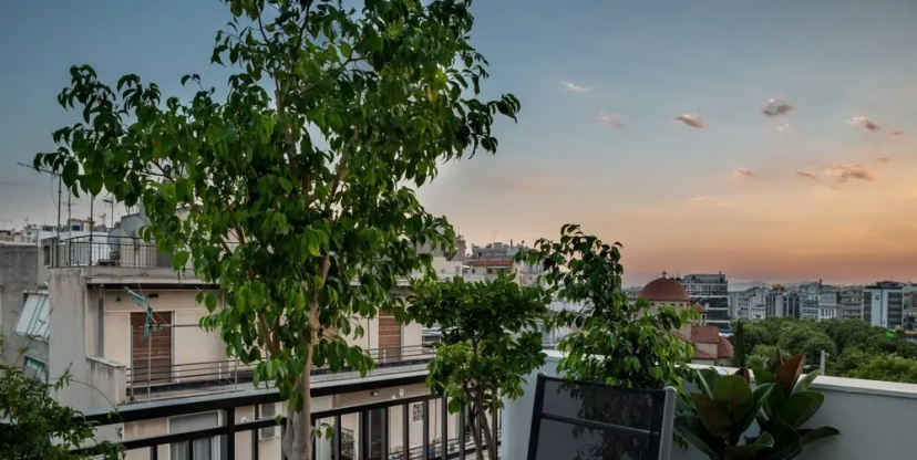 59m² homm Loft- Penthouse with Acropolis View,2ppl — комфортный отель в Афины