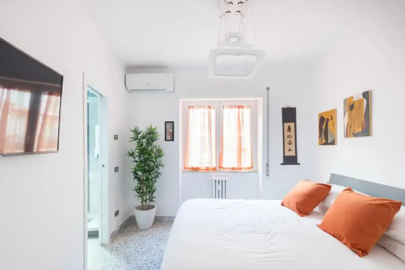 Amoretti Apartment, 6 persone, 3 camere, 2 bagni, balcone, Wi-Fi, Metro B Monti Tiburtini — забронировать отель в Риме