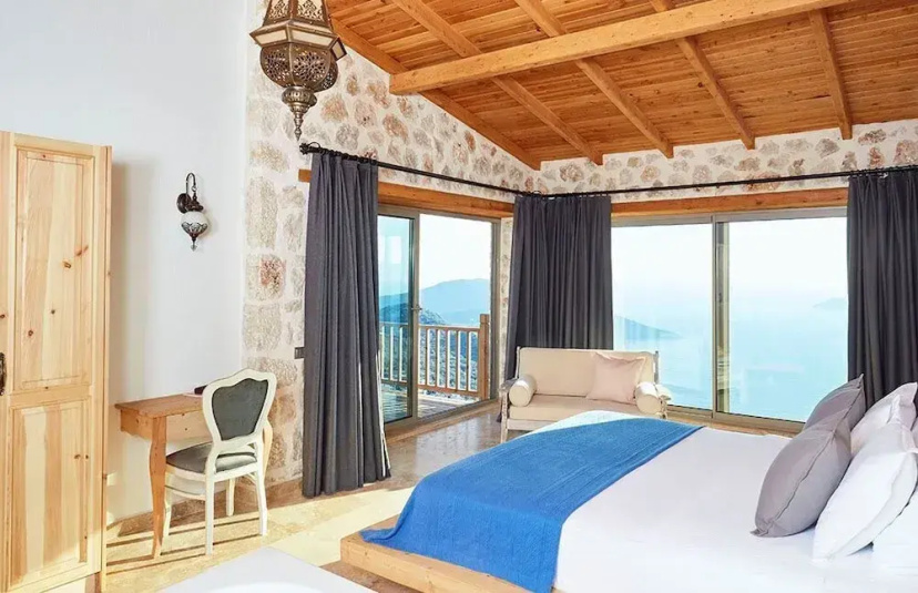 Kalkan Ultra Luks Villa 3 Yatak Odalı — комфортный отель в Калкан