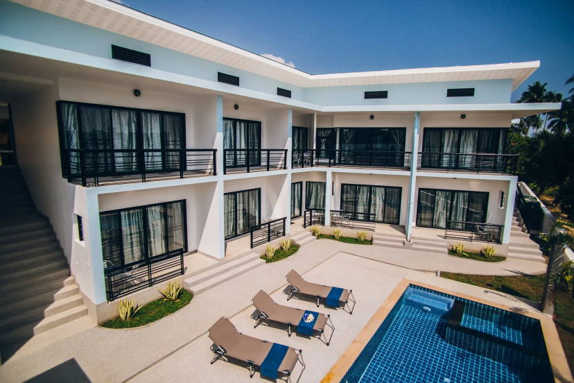Infinity Bophut Apartments — отель с удобствами в Кохе