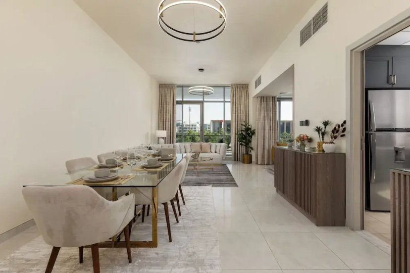 Maison Privee - Chic & Eclectic Family Home w/ Park Vws in Meydan — отель с удобным расположением в Дубае