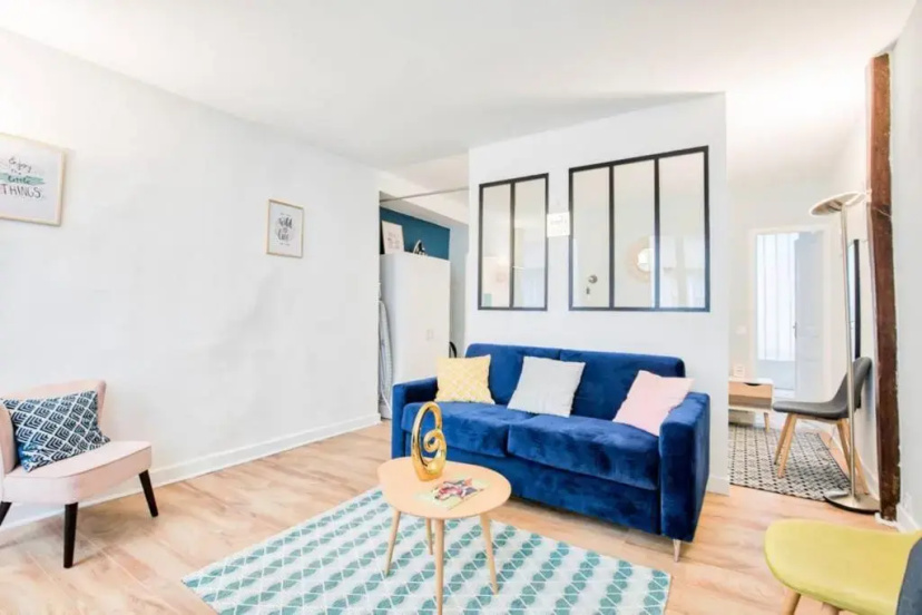 Appartement Charmant proche Les Halles - 4P — отель с удобствами в Париже