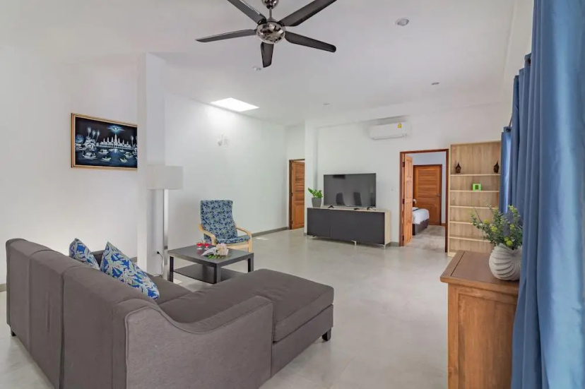 Private pool 3BDR villa beach at 200m — отель с удобствами в Паттайе