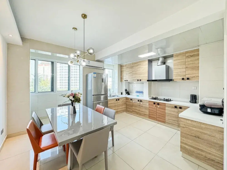 Tyms 3BR 2BA Apt Near Stadium Line 1 4 — отель с удобным расположением в Шанхае