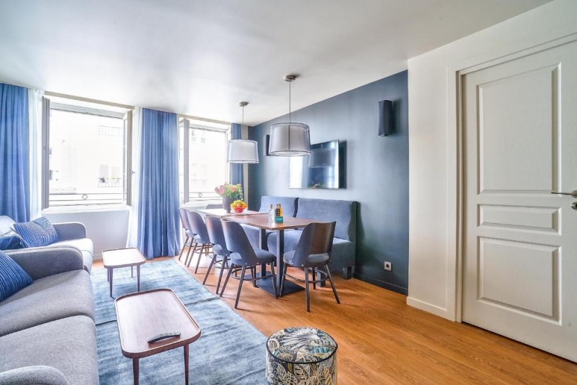 130 - Urban Brand New 110m2 Flat in Montorgueil — забронировать отель в Париже