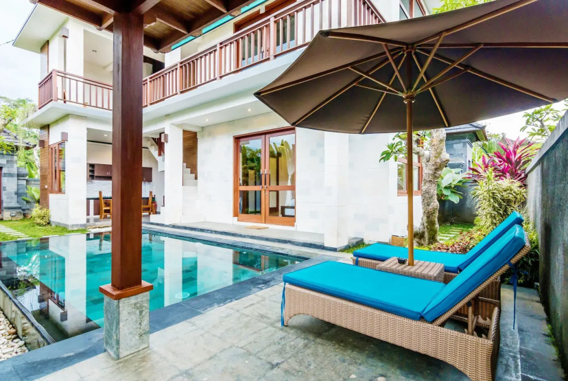 ZEN Villa River Side, 1 Bedroom — отель с удобствами в Убуде