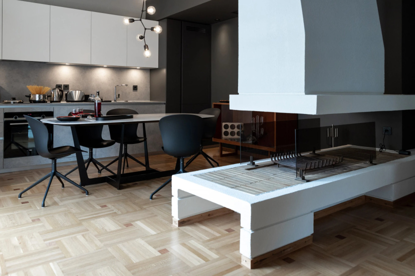 Grey and White 2BD Apartment 132m2 Free Parking — отель с удобствами в Афины