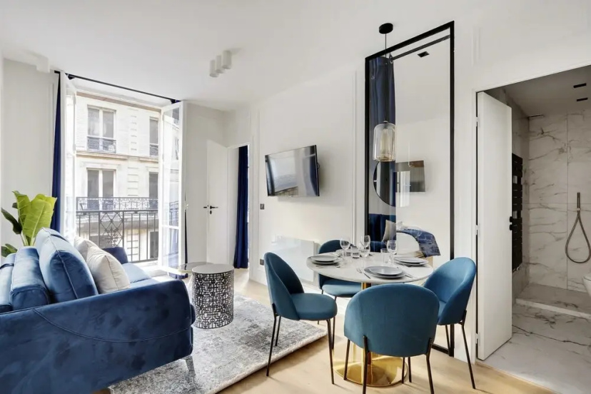 Serene Apartment - 1br/4p - Bonne-nouvelle — отель с удобствами в Париже