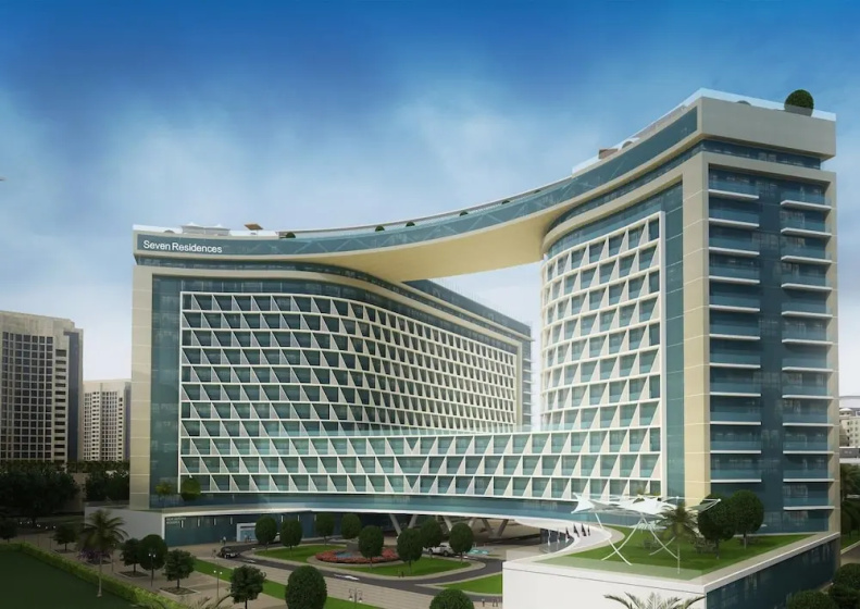 Prestigious 1BR Escape at The Palm — отель с удобствами в Дубае