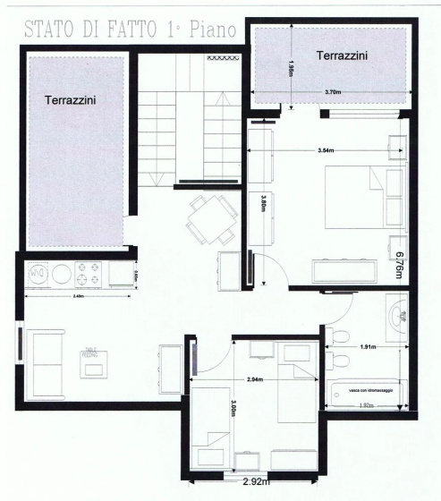 Apartment with 2 bedrooms in Palermo with furnished balcony and WiFi 970 m from the beach — забронировать отель в Палермо