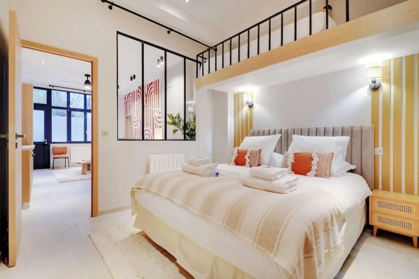 Charming Apartment - 2br/7p - Sacre-coeur / Ramey I — отель в Париже, Франция