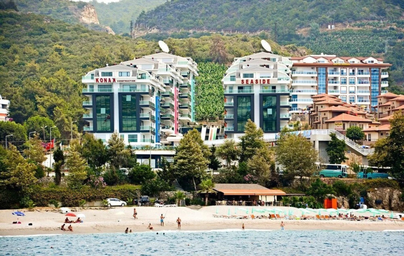 Luxury Apt in Konak Seaside Homes with a Sea Front View and a Private Beach — комфортный отель в Аланье