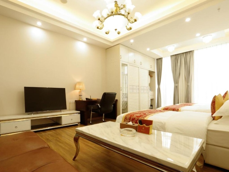 Guangzhou Boman Apartment Zhengjia Huanshi Branch — комфортный отель в Гуанчжоу
