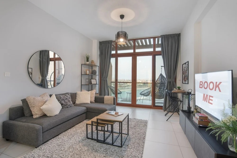 Tranquil Studio With Unmatched Ocean Views in Palm — отель с удобным расположением в Дубае