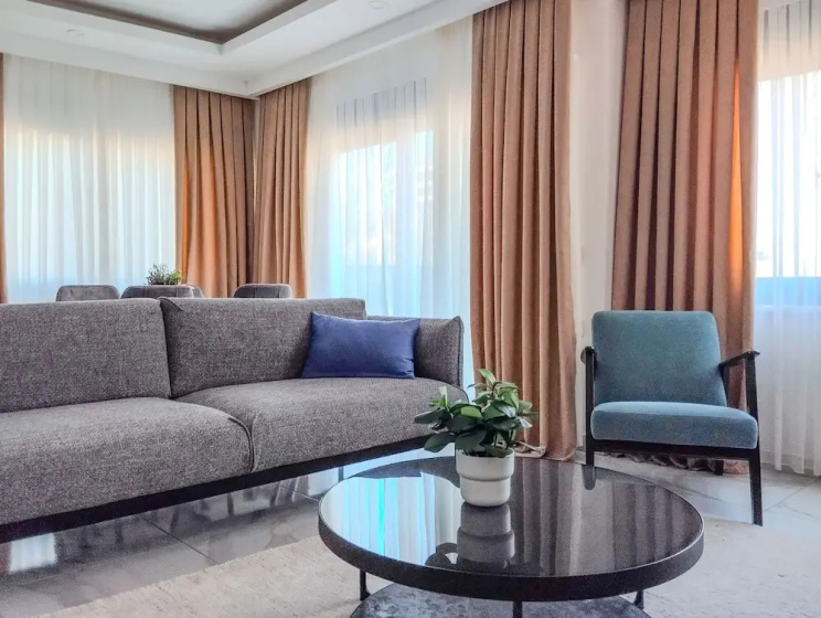 Flat With Shared Pool 6 min to Beach in Alanya — отель в Авсаллар, Турция