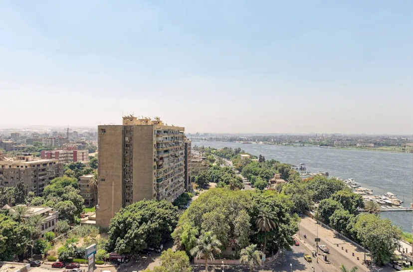 Vesta - Luxury Nile View APT - 2BR - Maadi III — комфортный отель в Каире