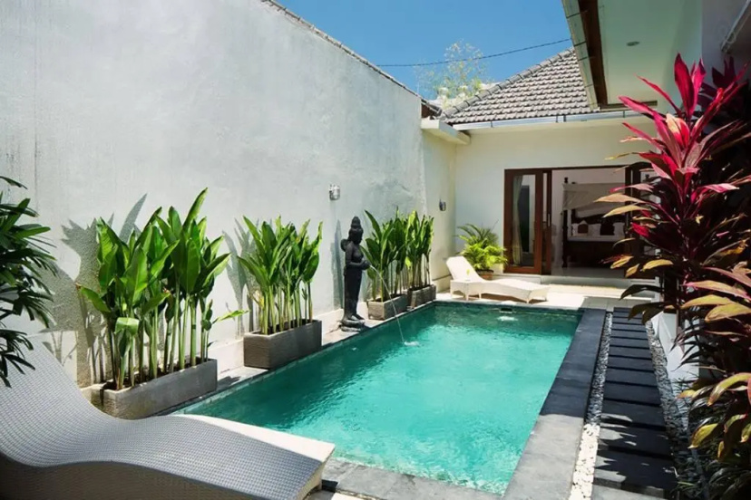 1BR Private villa seminyak,20mint walk 2 the beach — отель с удобным расположением в Кута