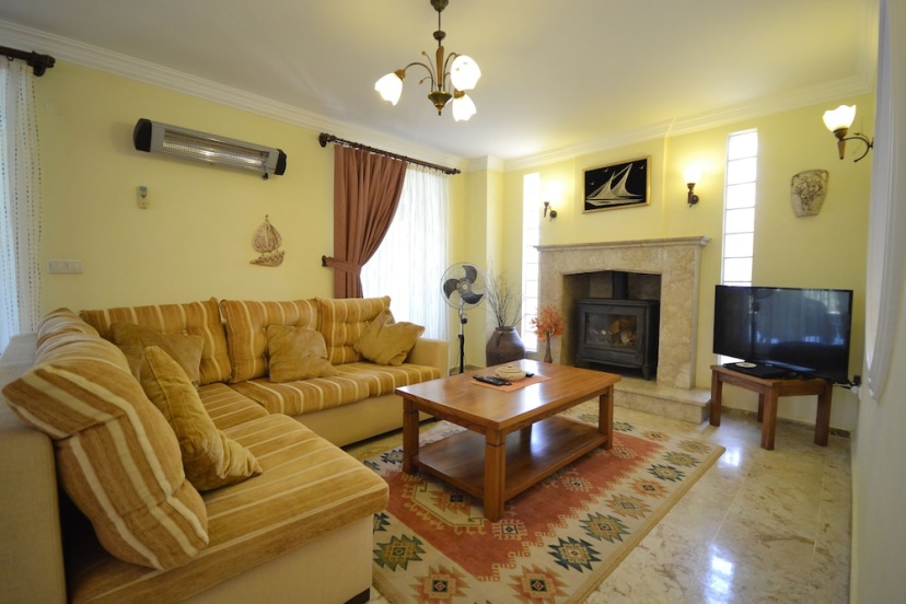 OVA4800 Villa Anahtar 3 Bedrooms — отель с удобствами в Олюдениз