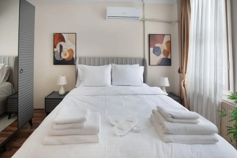 Gorgeous Central 1BR Apt near Galataport — отель с удобствами в Стамбуле