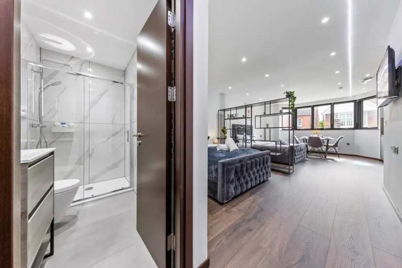 Serviced Studio Flat Near London Northern Line — отель с удобным расположением в Лондоне