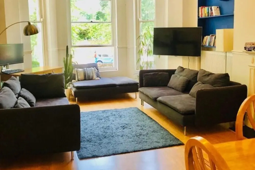 1 Bedroom Flat Sleeps 4 -free Onsite Parking -wifi — отель с удобствами в Лондоне
