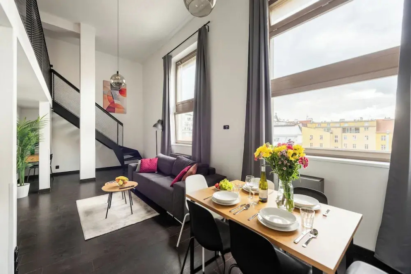 Stylish apartments near center — отель с удобным расположением в Праге