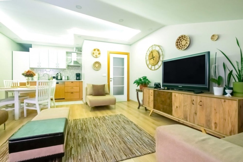 Peaceful Duplex Flat With Adalar View in Maltepe — отель с удобствами в Стамбуле