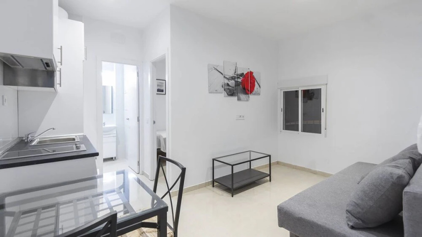 Apartamento exterior en bajos cercano al parque Olof Palme AP1 — отель с удобствами в Мадриде