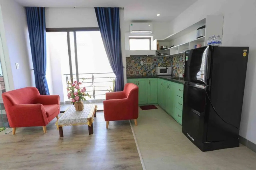 POOL Seaview 5B - Apartment Near beach-Quiet place — отель с удобствами в Дананге
