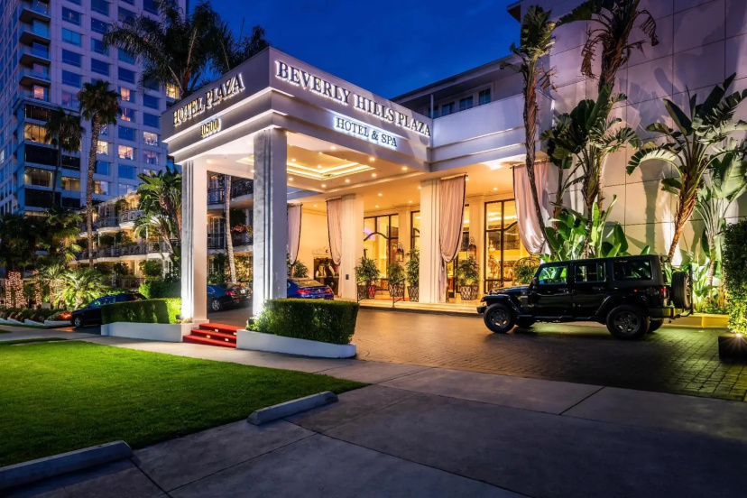 Beverly Hills Plaza Hotel & Spa — забронировать отель в Лос-Анджелесе